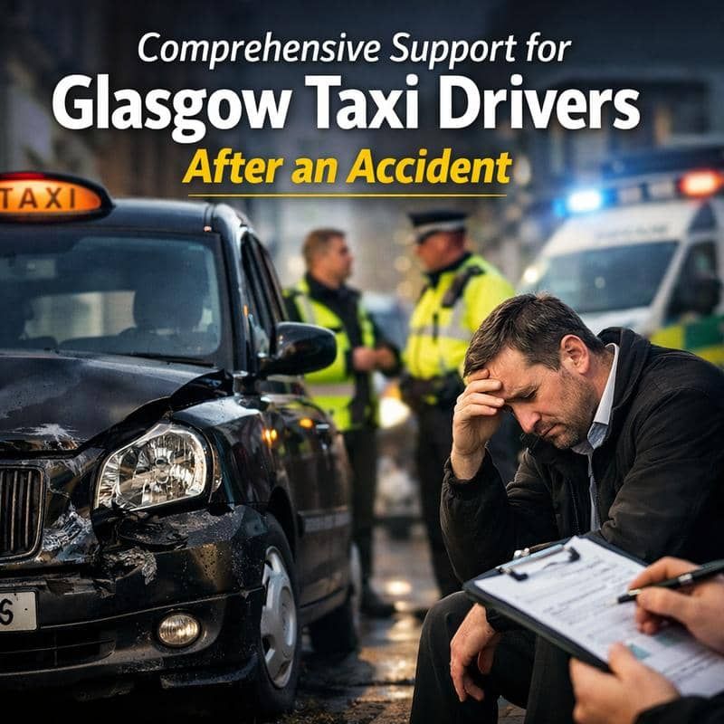 Comprehensive Support for Glasgow Taxi Drivers After an Accident
