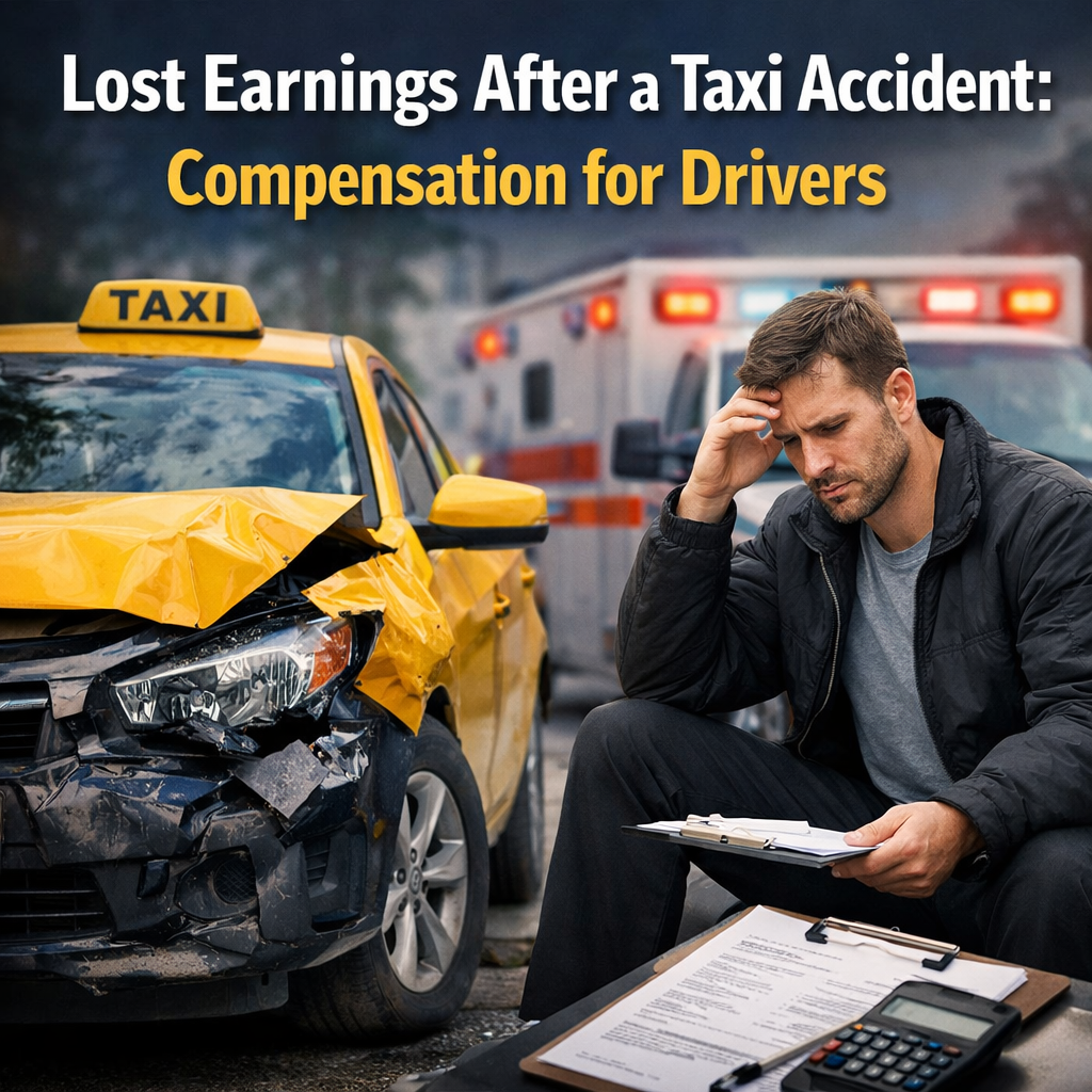 Lost Earnings After a Taxi Accident: Compensation for Drivers