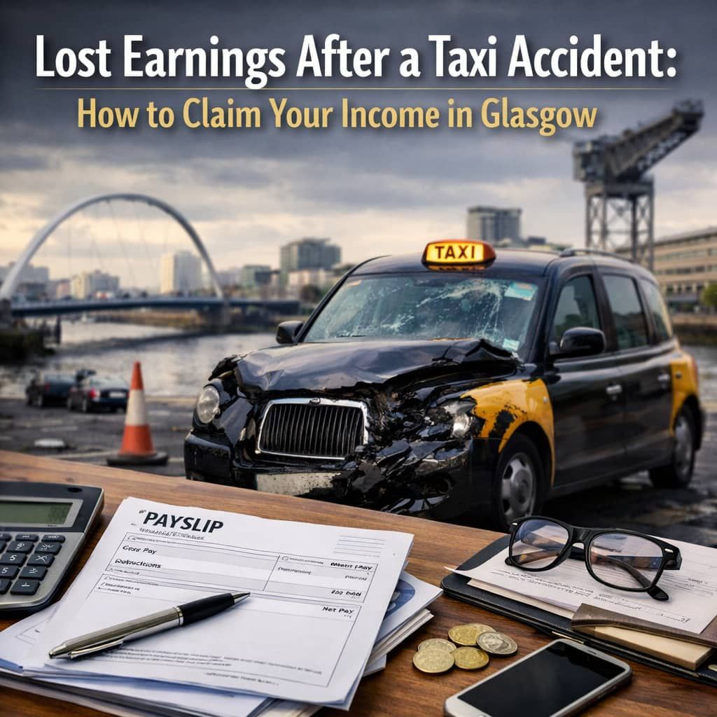 Lost Earnings After a Taxi Accident: How to Claim Your Income in Glasgow