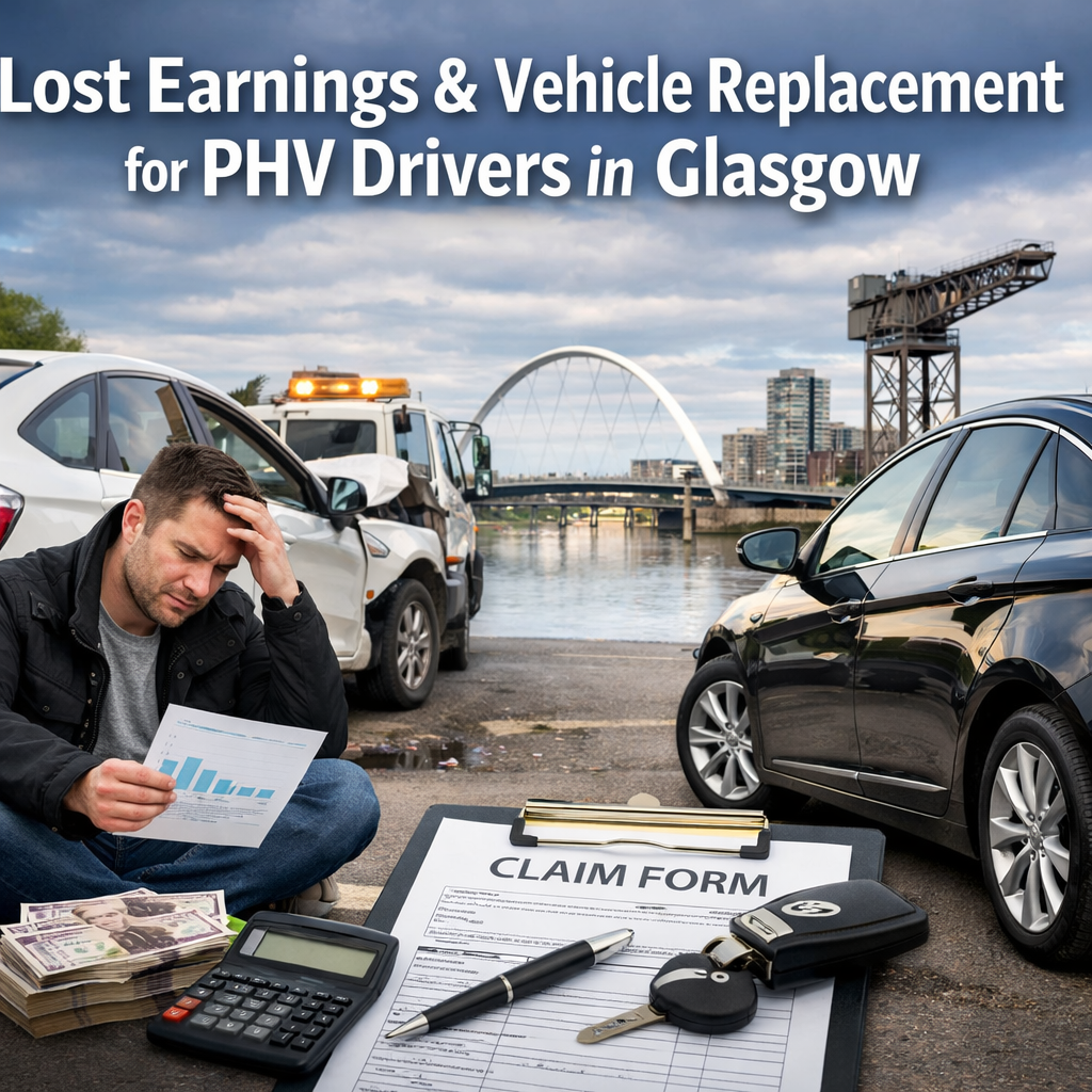 Lost Earnings & Vehicle Replacement for PHV Drivers in Glasgow