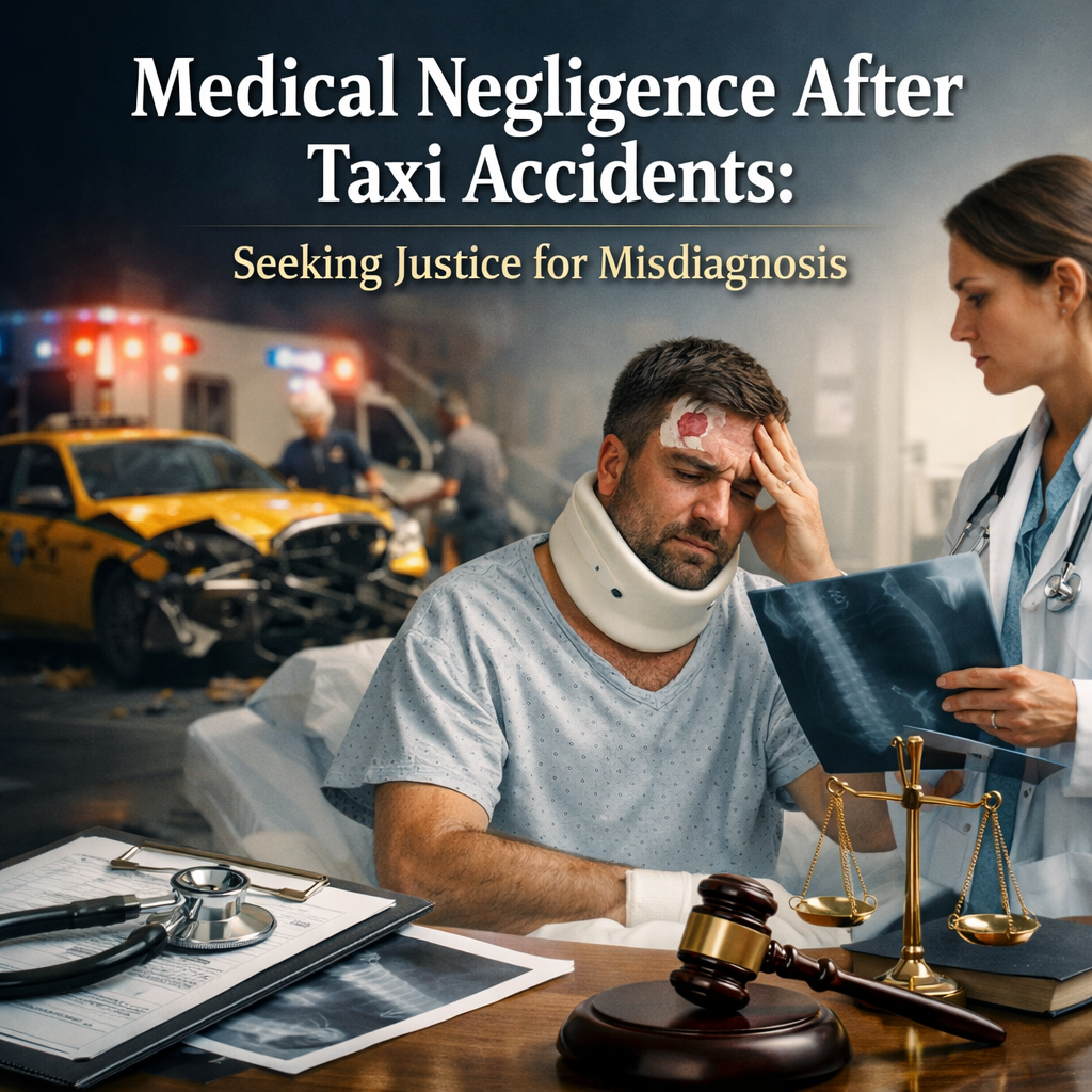 Medical Negligence After Taxi Accidents: Seeking Justice for Misdiagnosis
