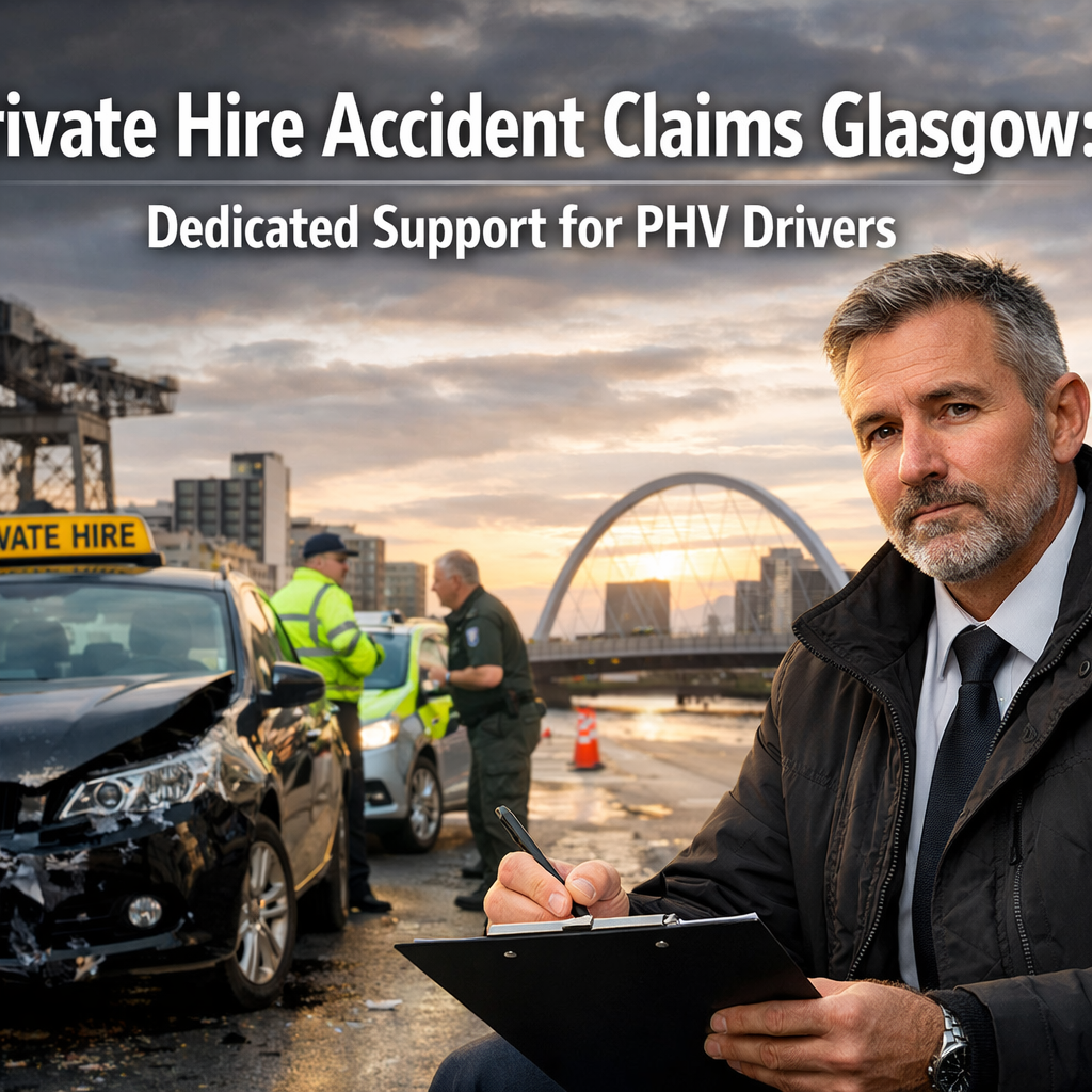Private Hire Accident Claims Glasgow: Dedicated Support for PHV Drivers
