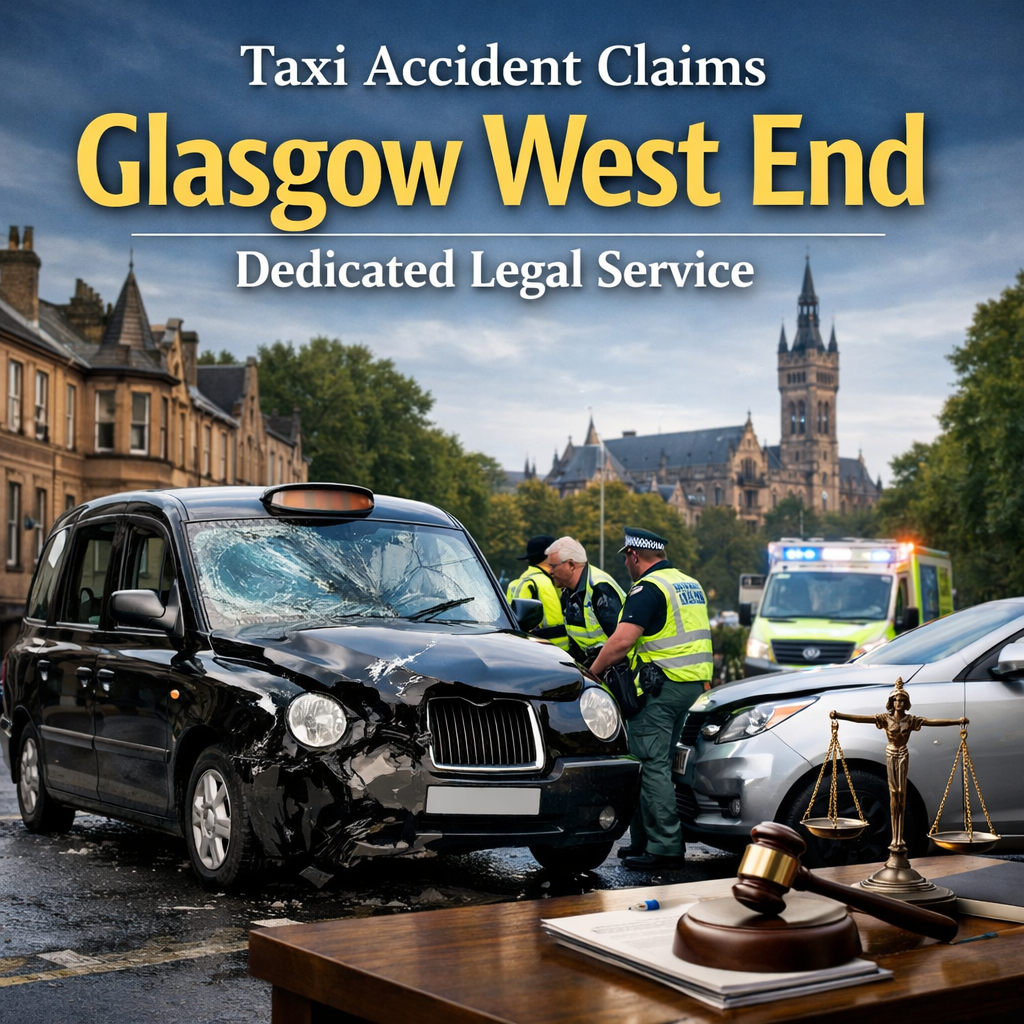 Taxi Accident Claims Glasgow West End: Dedicated Legal Service