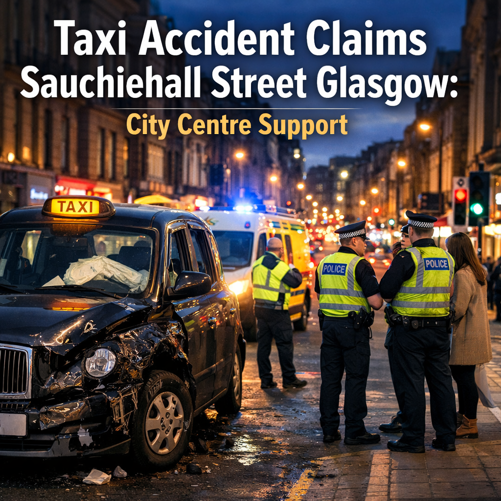Taxi Accident Claims Sauchiehall Street Glasgow: City Centre Support