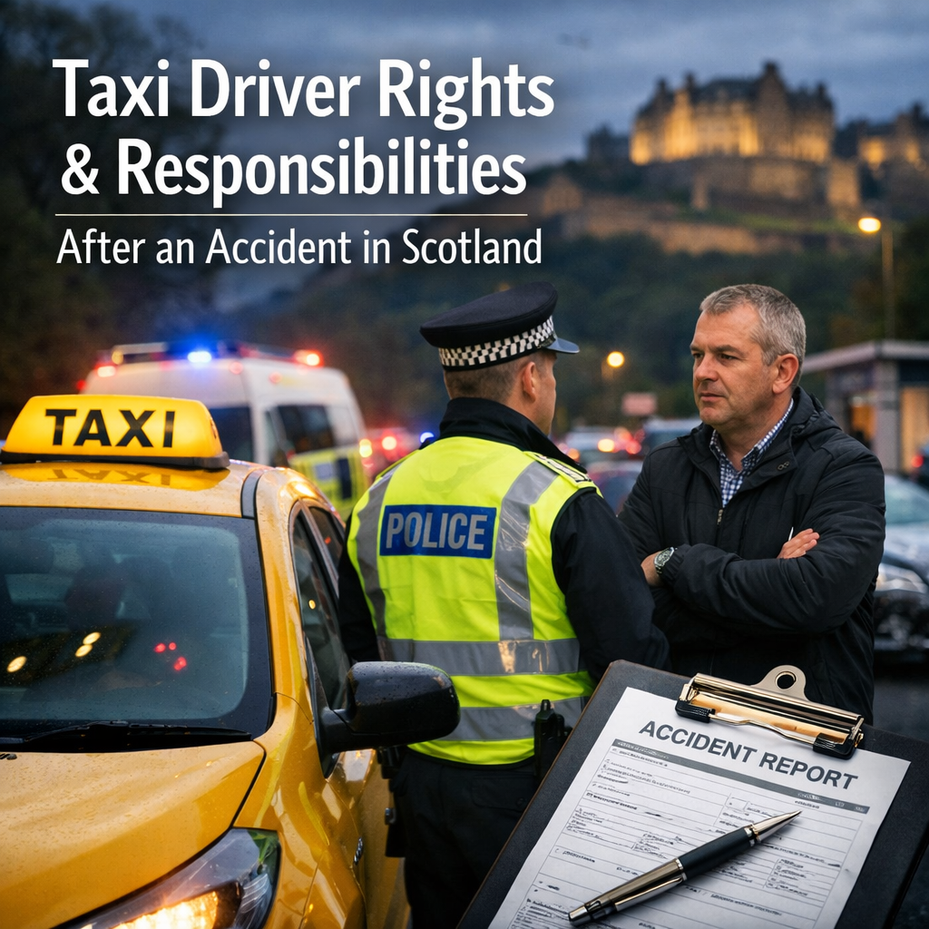 Taxi Driver Rights & Responsibilities After an Accident in Scotland