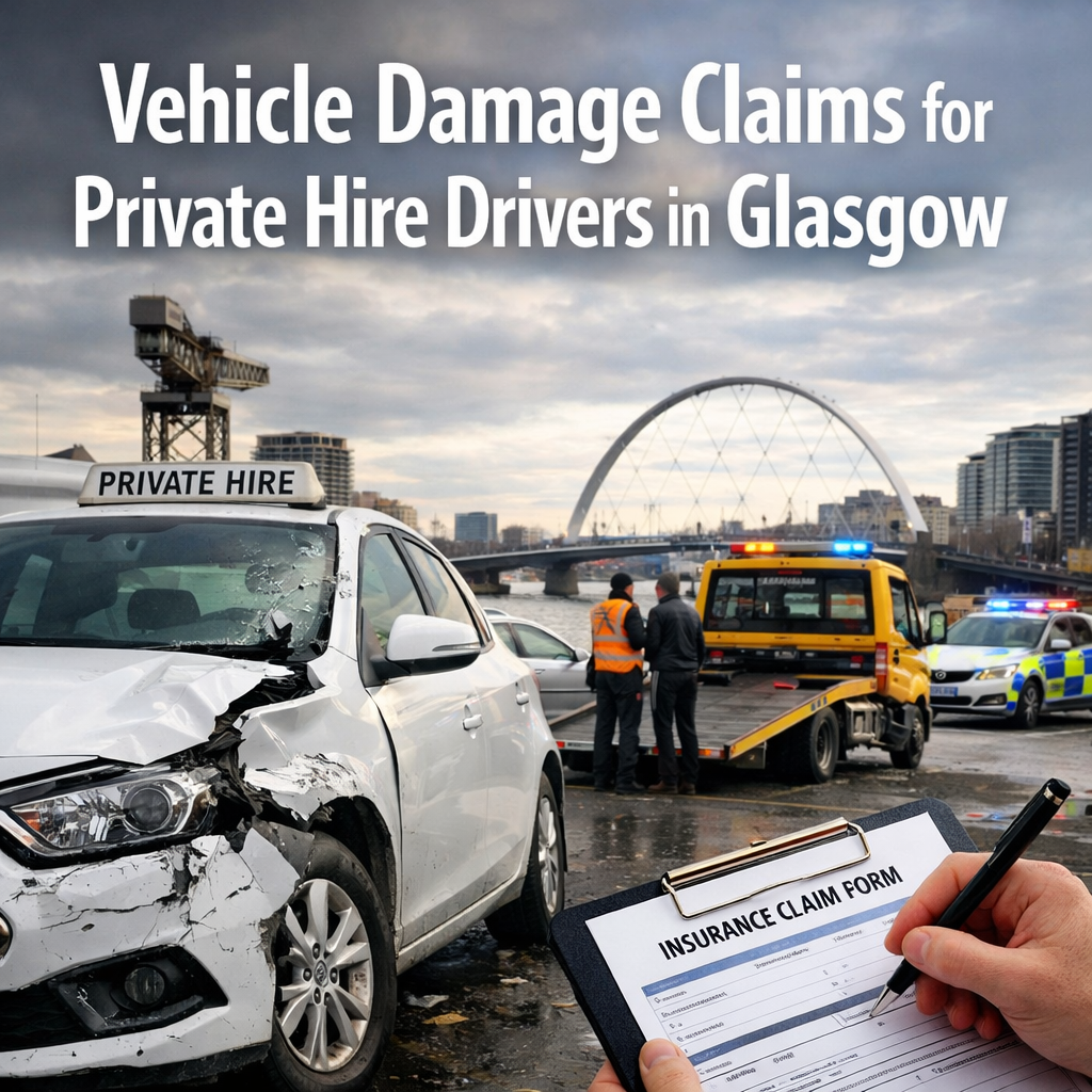 Vehicle Damage Claims for Private Hire Drivers in Glasgow